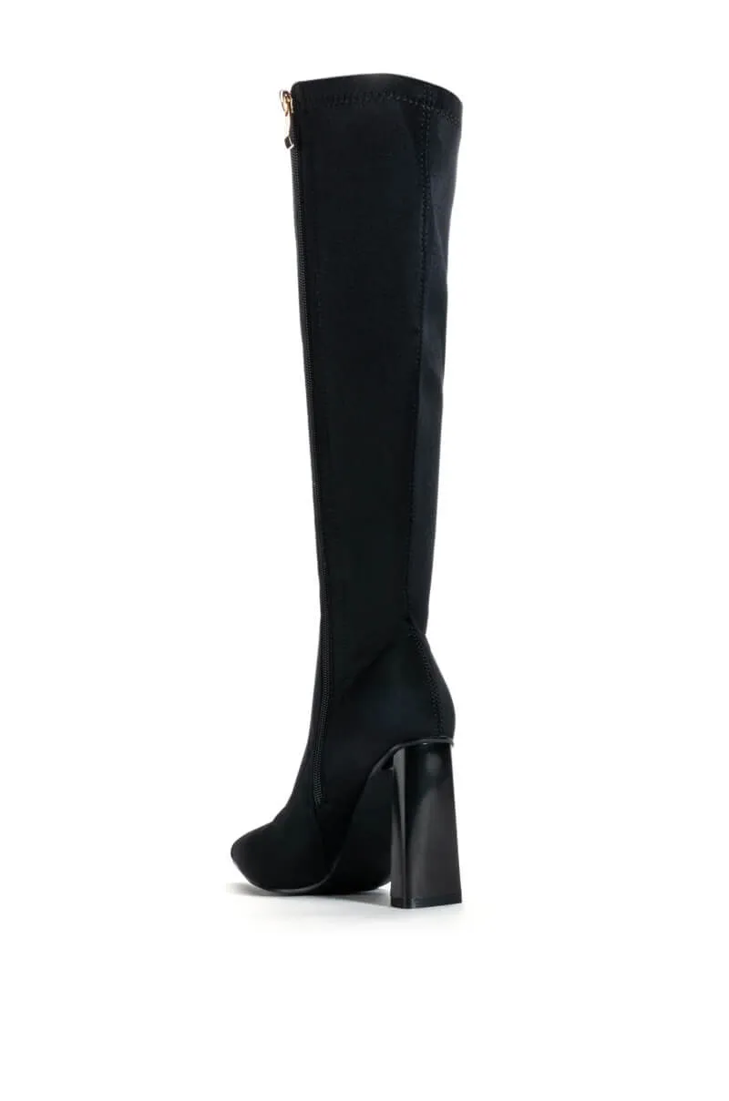 AZALEA WANG ESTATE NEOPRENE BOOT IN BLACK