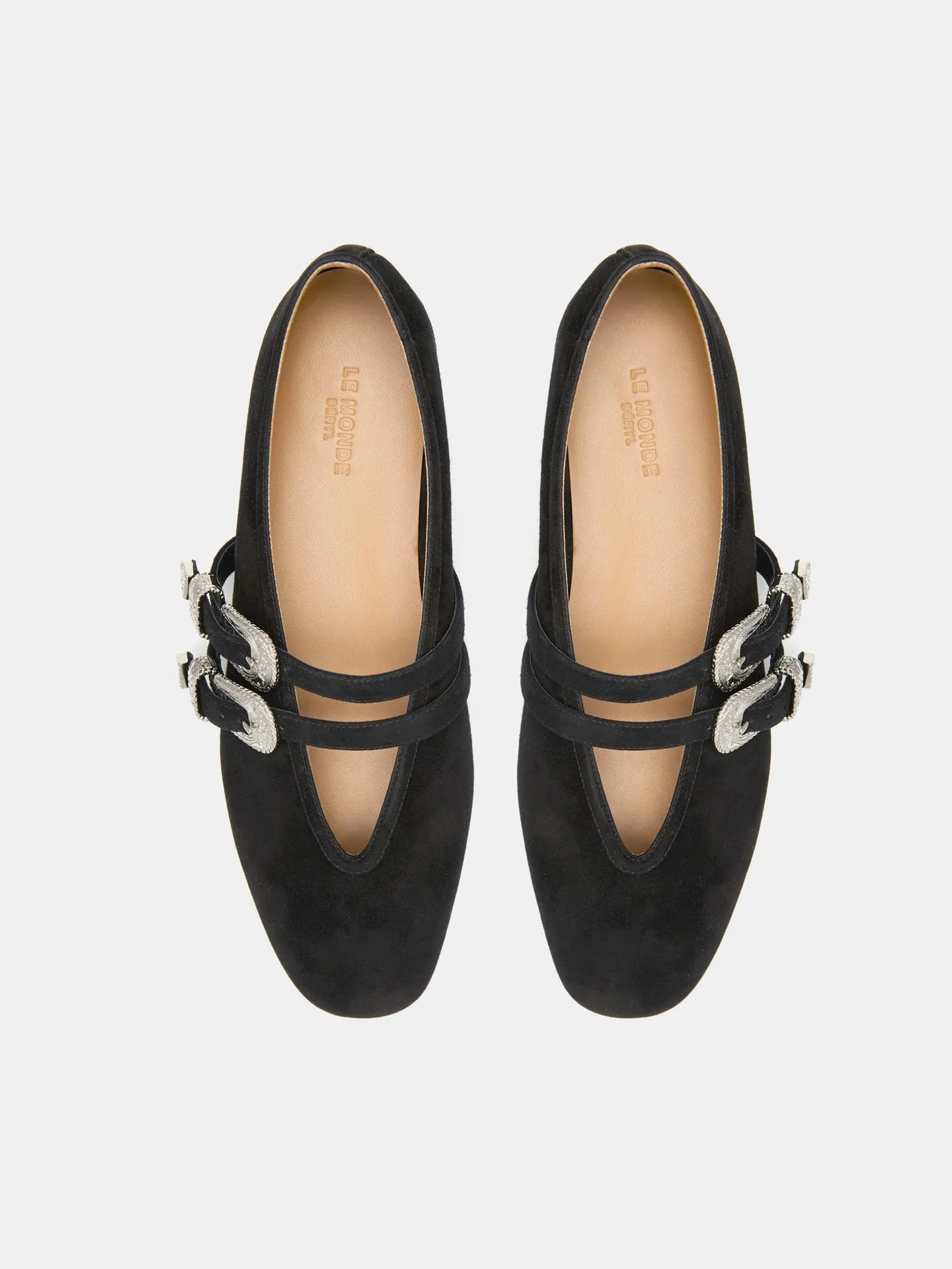 Ballet Claudia Slipper / Black Suede