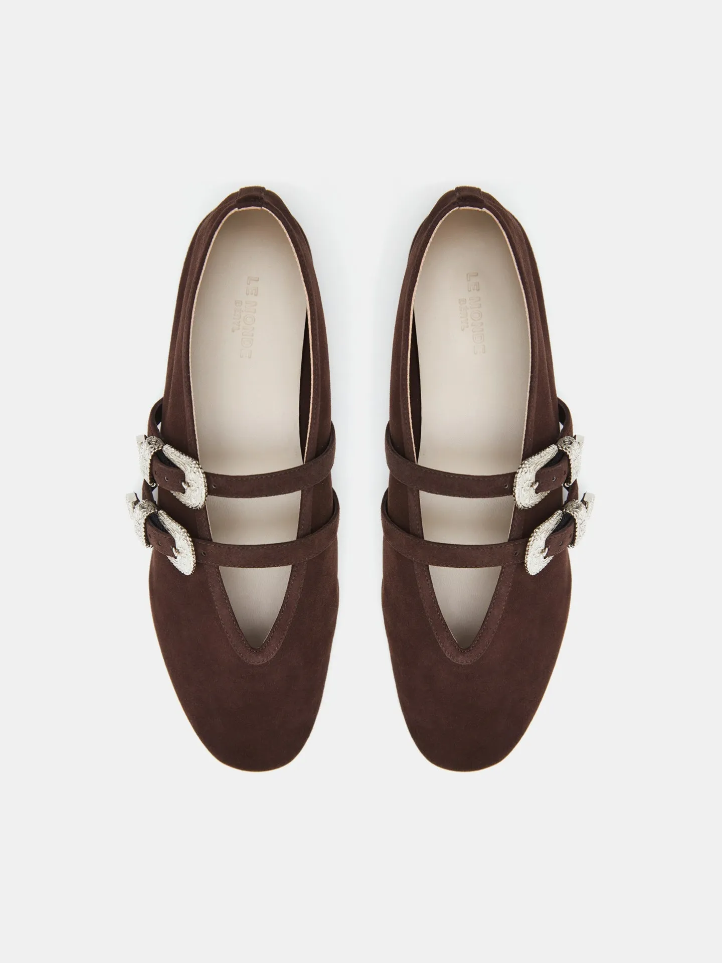 Ballet Claudia Slipper / Chocolate Suede