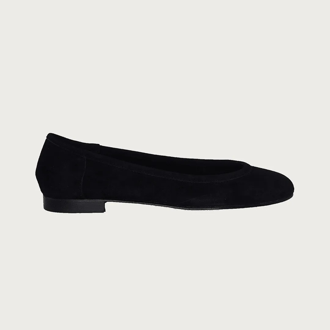 BAMBOLINA BLACK SUEDE