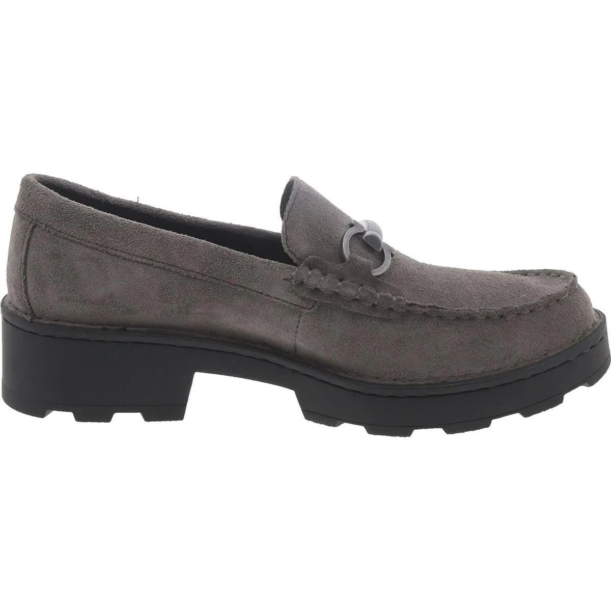 Born Womens Suede Slip On Loafers