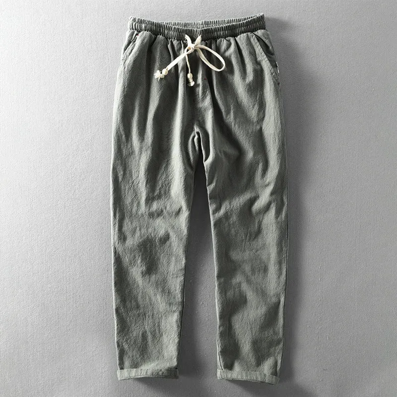 Breathable Linen Pants for Men