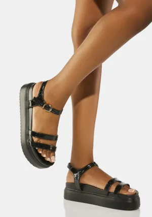 Bryliegh Faux Snake Sandals