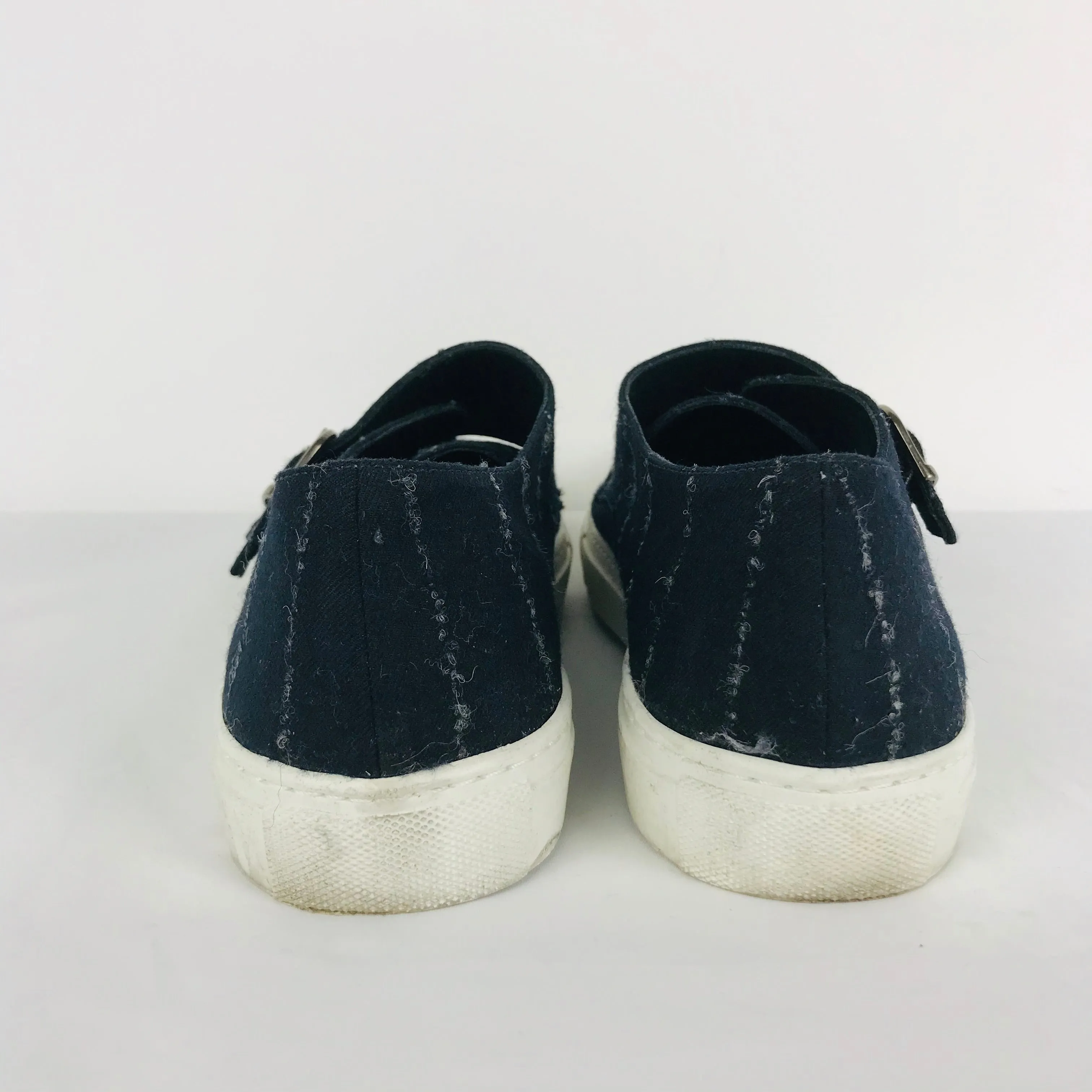 Cedric Charlier Women's Low Slip On Shoes Trainers | UK7 EU40 | Navy