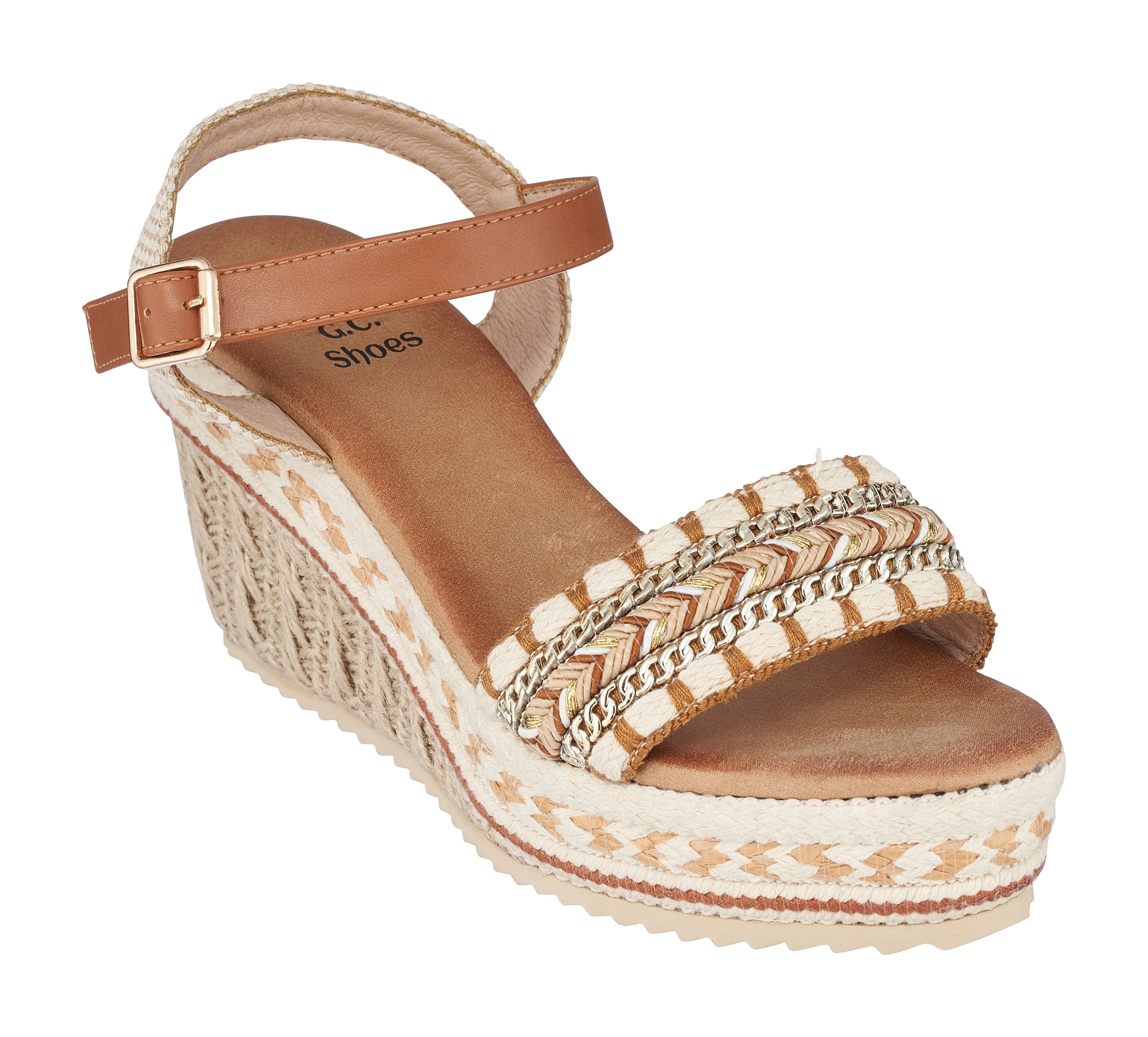 Cheri Tan Platform Wedge Sandals