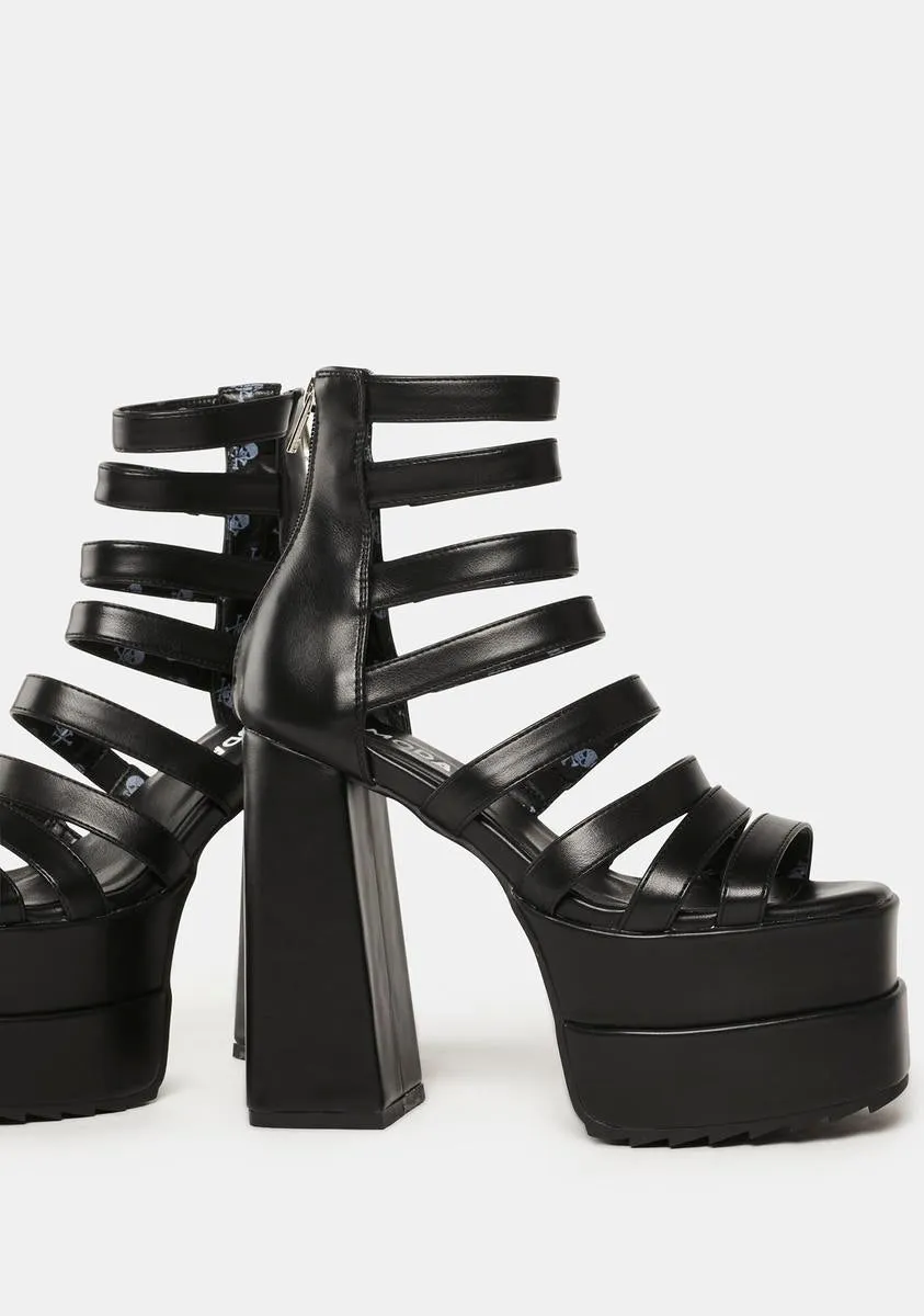 Double Tap Platform Sandals