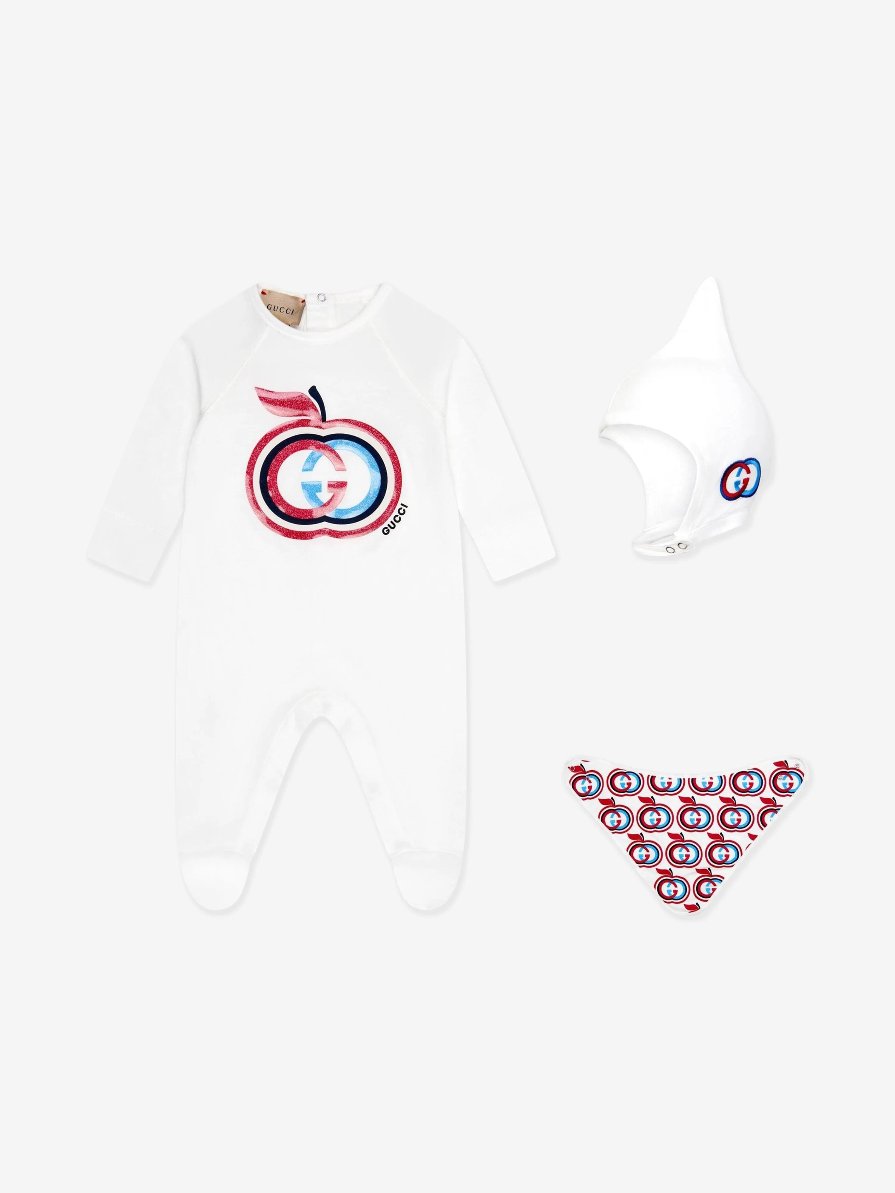 Gucci Baby Unisex Babygrow Gift Set