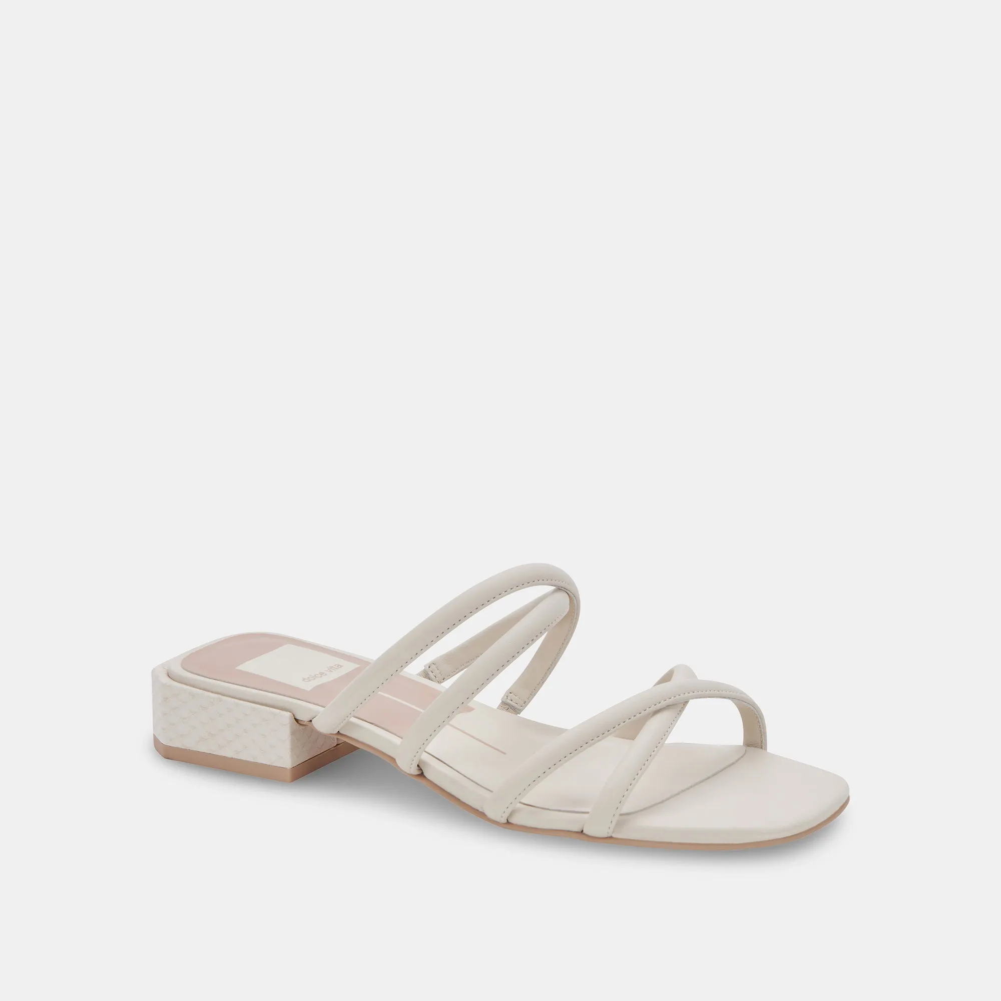 HAPI SANDALS IVORY LEATHER