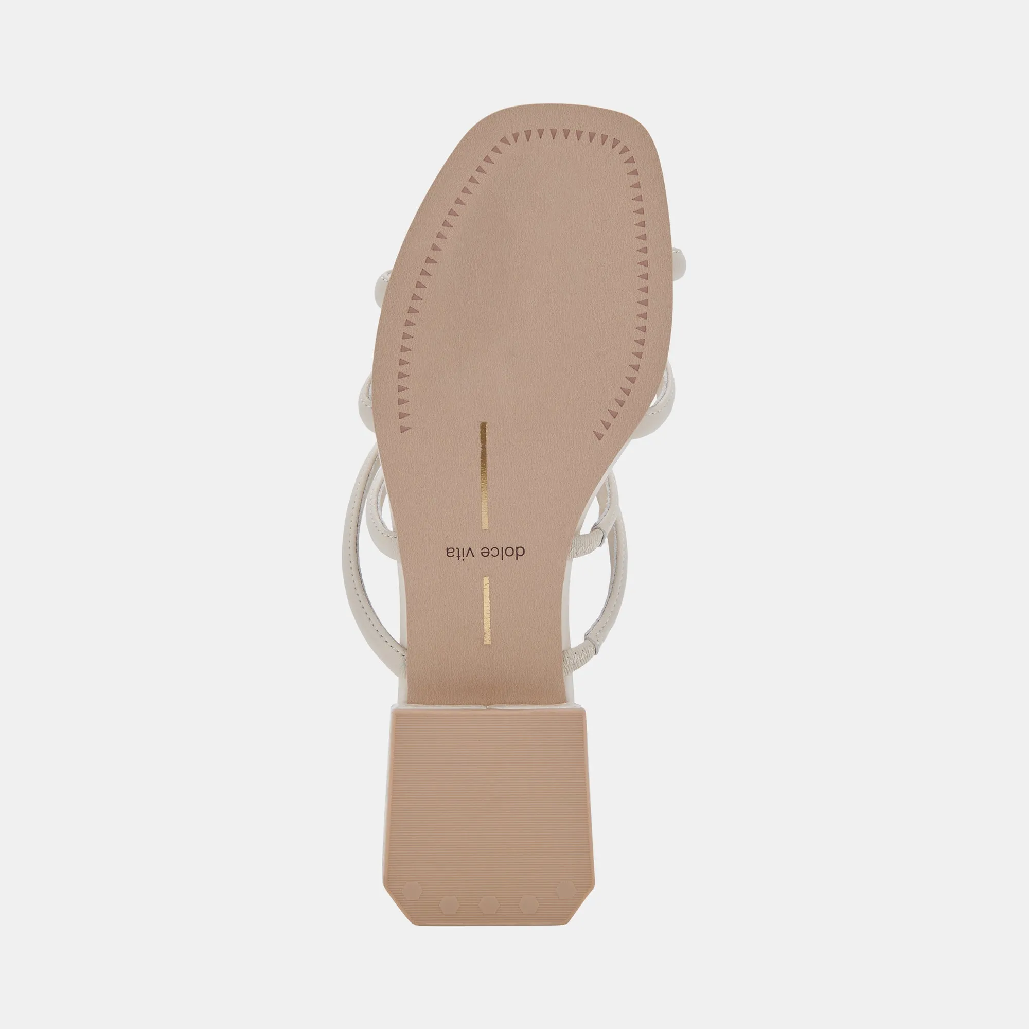 HAPI SANDALS IVORY LEATHER