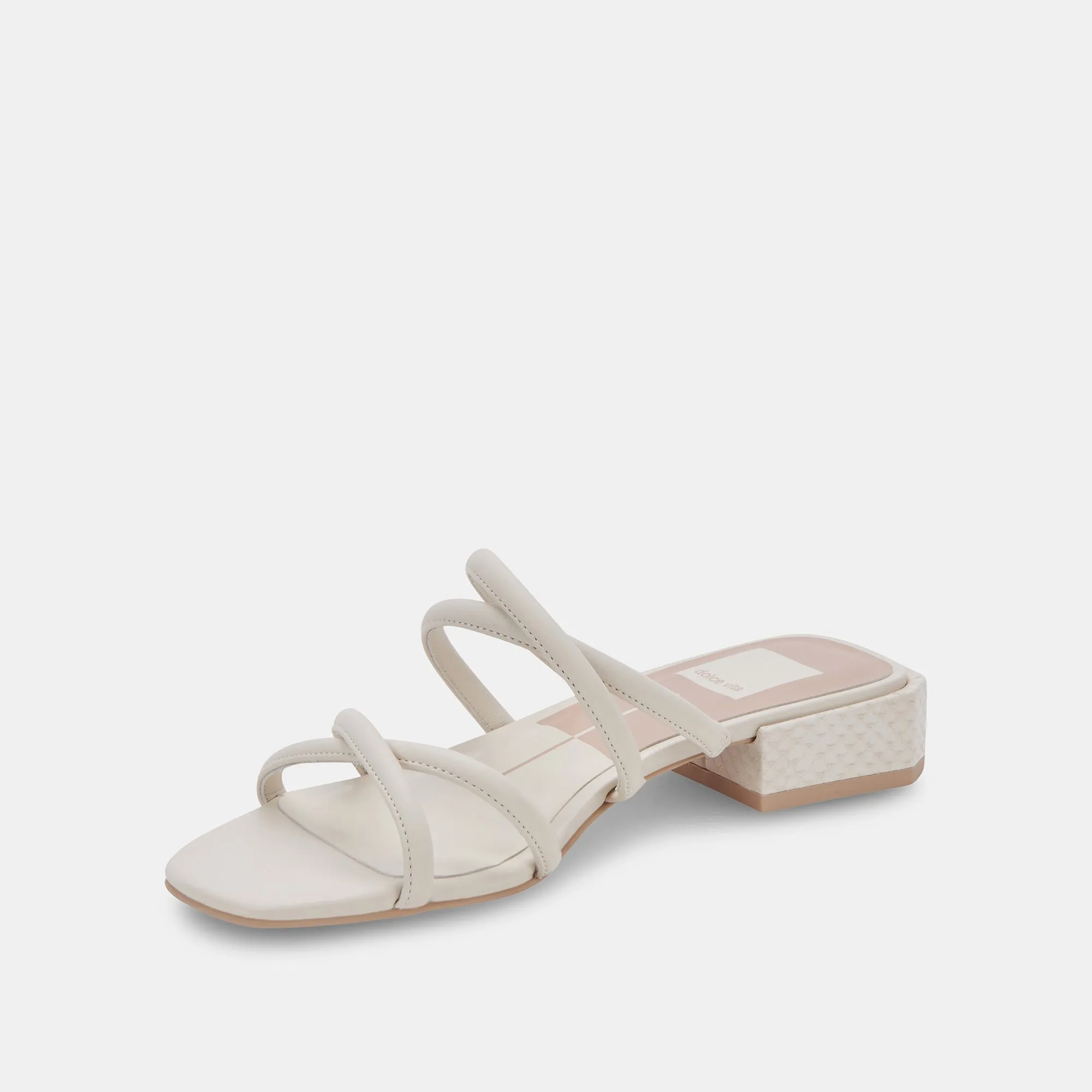 HAPI SANDALS IVORY LEATHER