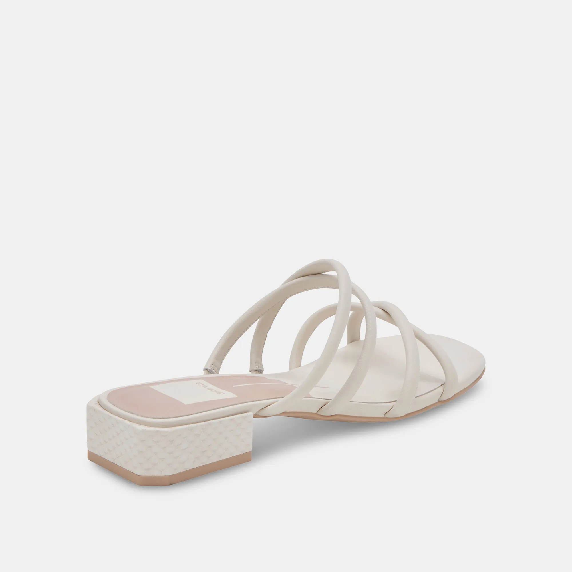 HAPI SANDALS IVORY LEATHER