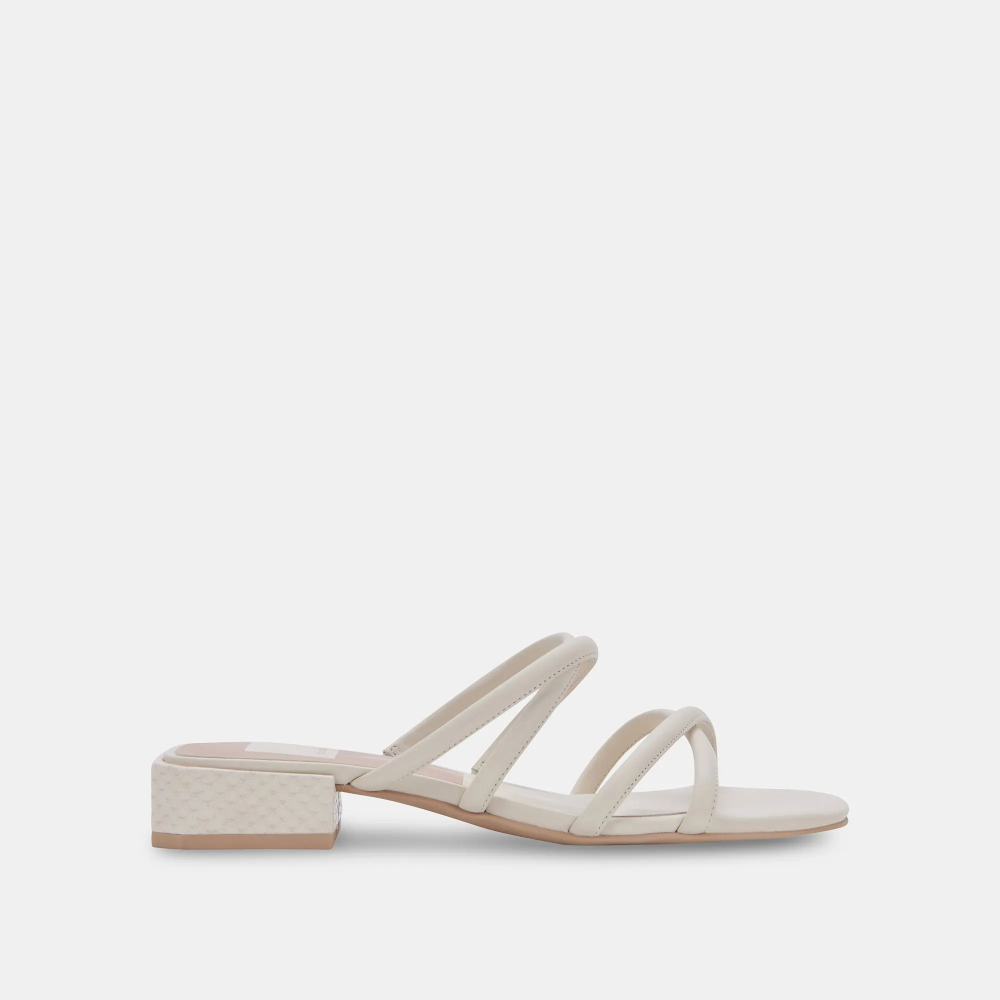 HAPI SANDALS IVORY LEATHER