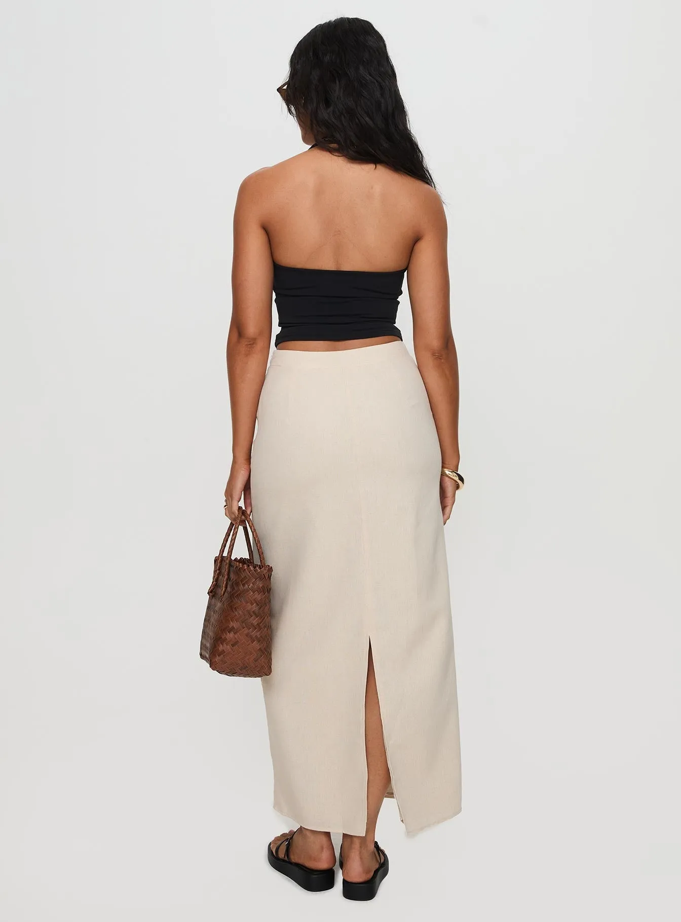 Kairyn Maxi Skirt Beige