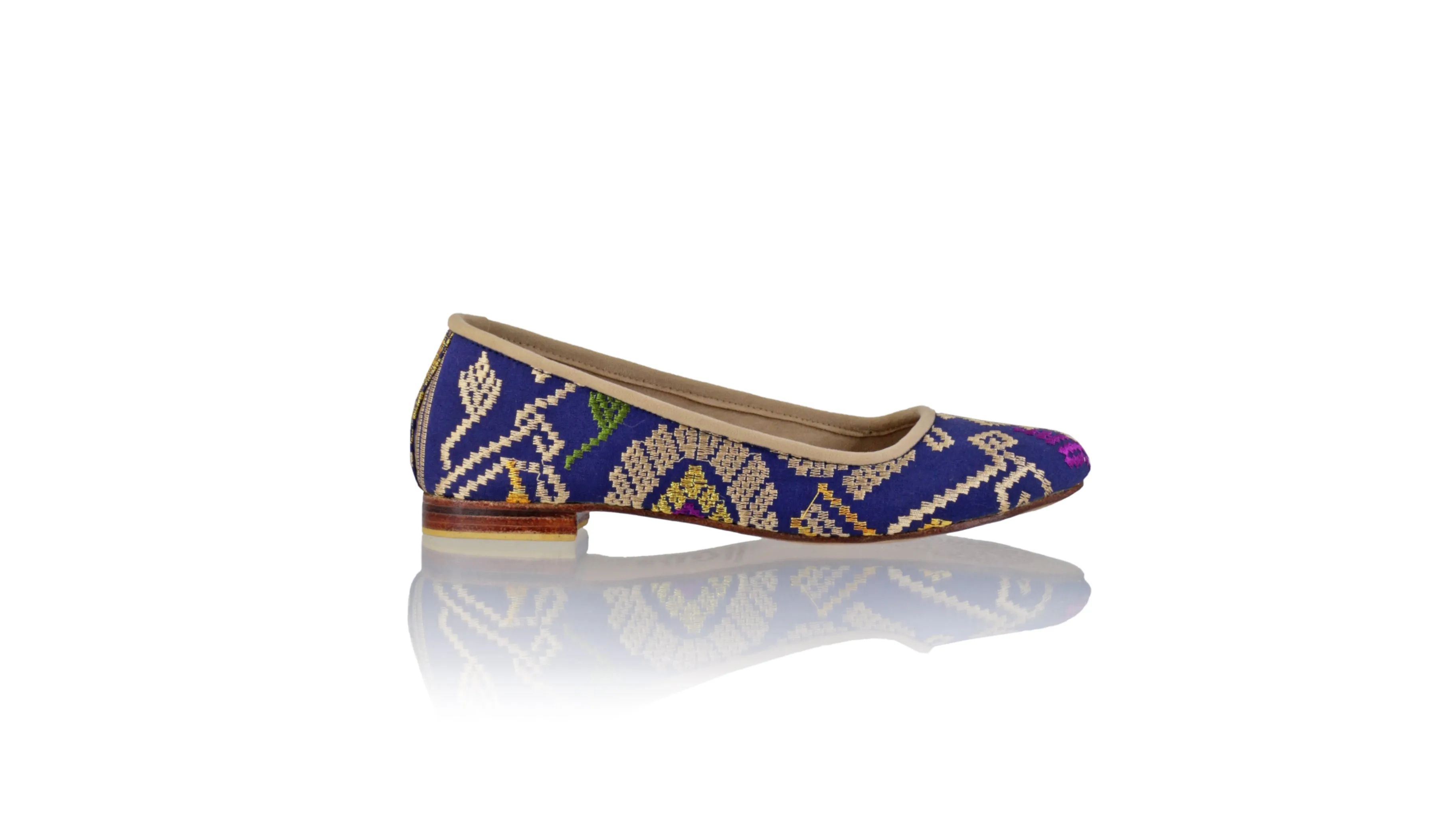 Kate 20mm Ballet - Blue Songket