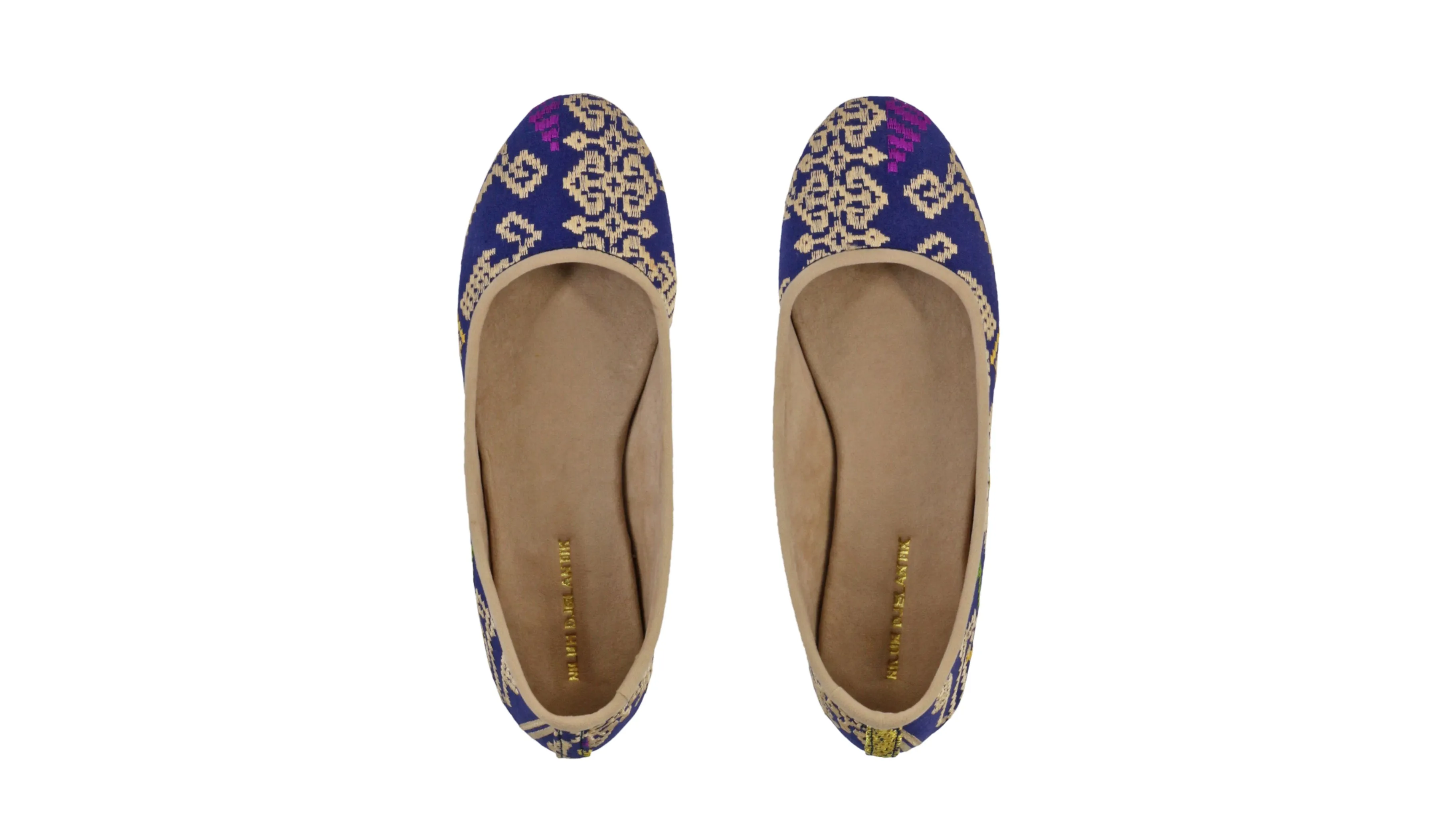 Kate 20mm Ballet - Blue Songket