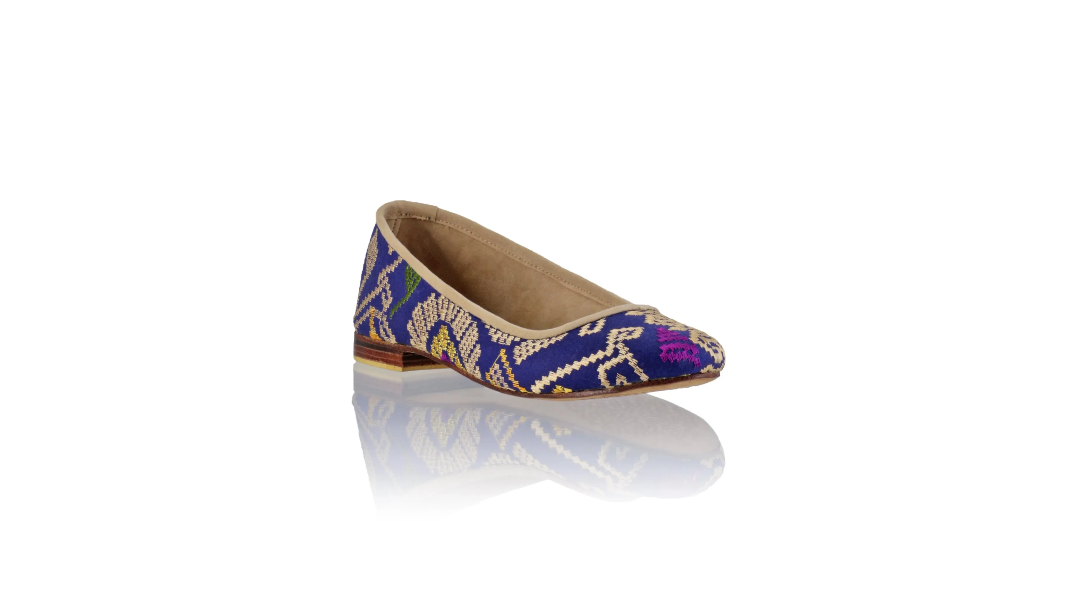 Kate 20mm Ballet - Blue Songket