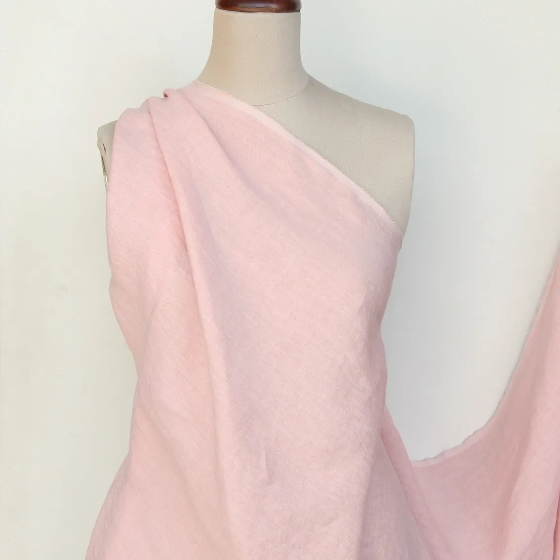 Linford Pale Pink Washed Linen