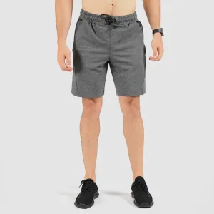 MEN-ESSENTIAL-SHORT-TERRY (MARL-DARK GREY)