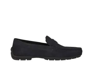 Men`s U Moner W 2fit D Print Suede Loafers