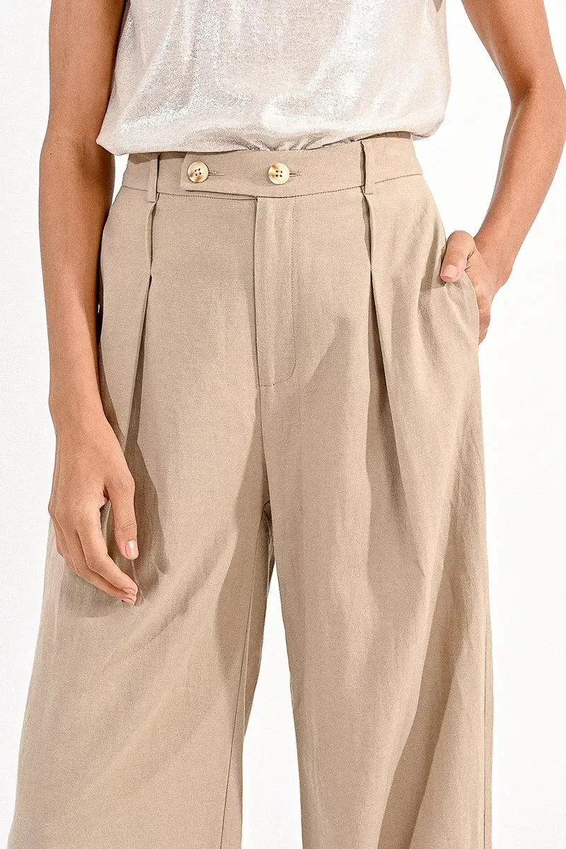 Molly Bracken Light Khaki Pants