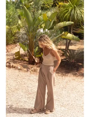 Molly Bracken Light Khaki Pants