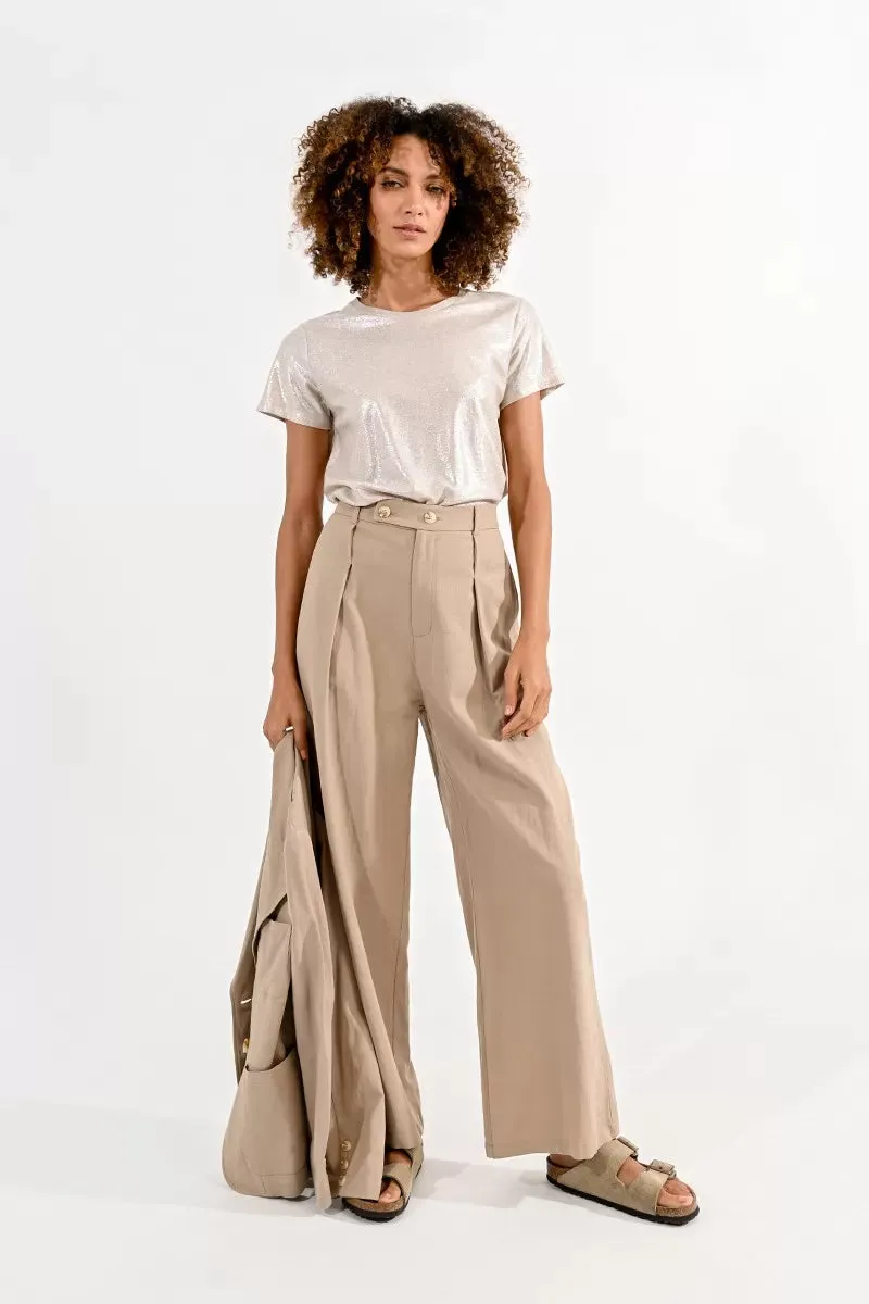 Molly Bracken Light Khaki Pants