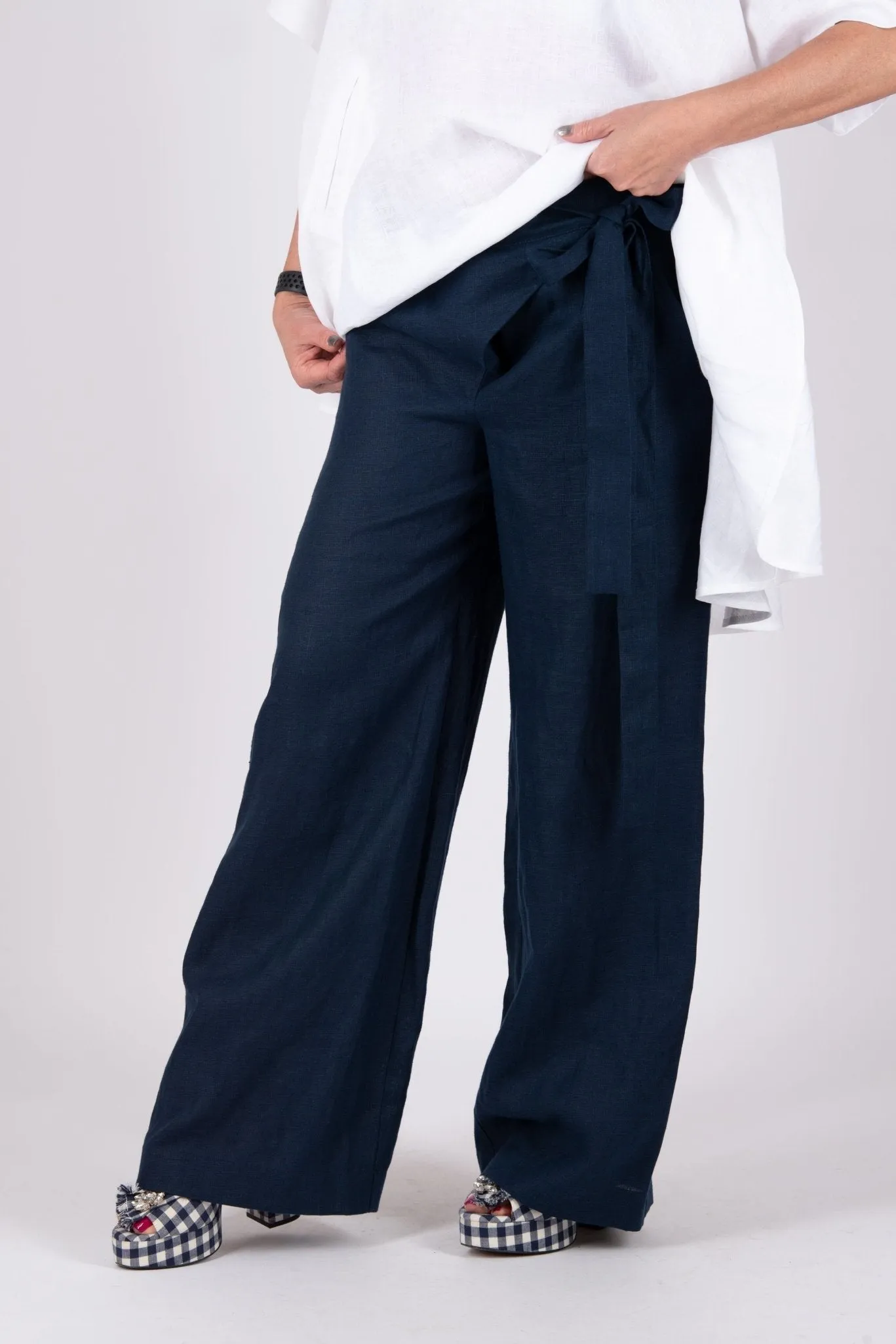 NASY Linen Wrap Pants