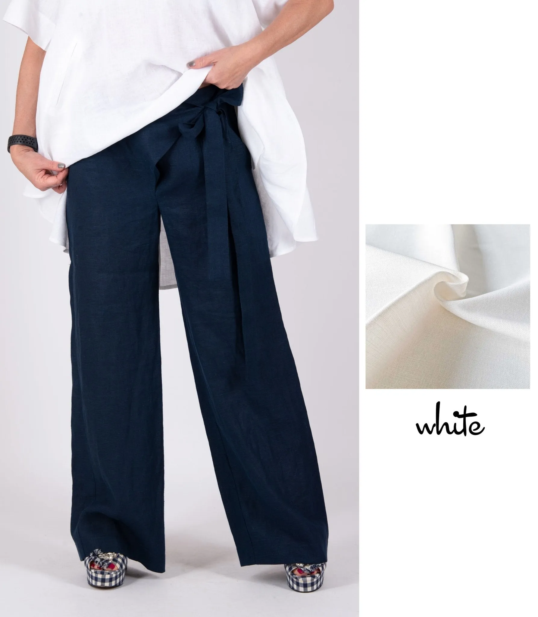 NASY Linen Wrap Pants