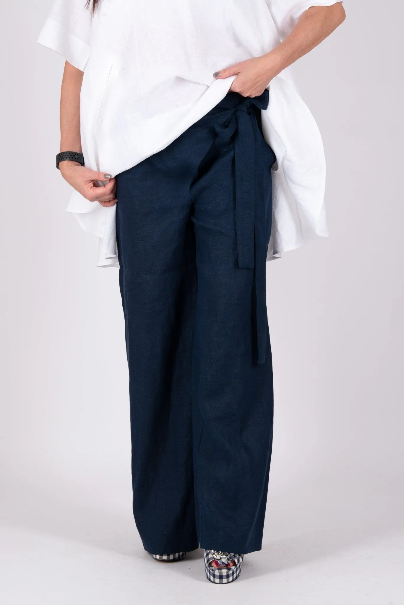 NASY Linen Wrap Pants