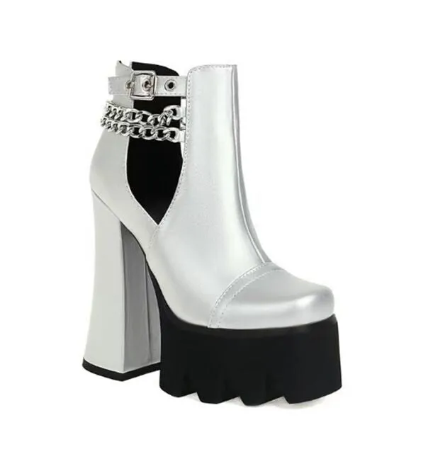 Off the Chain - Divina Booties Heels