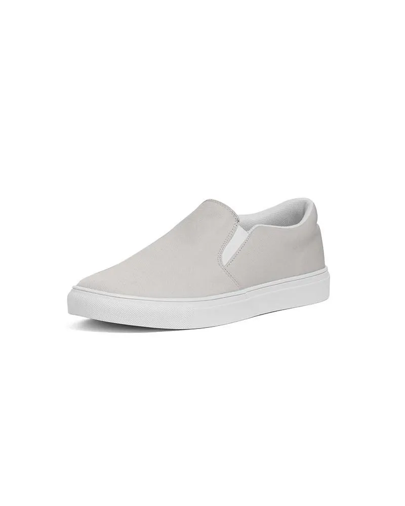 Pale Brown Slip-On Canvas Sneakers | Men's | Light Muted Pale Brown | C10M10Y10K0