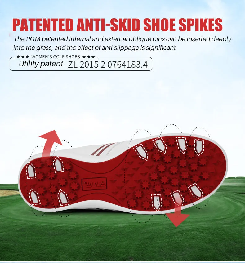 PGM XZ158 Waterproof Anti-Slip Women's Shoes Auto Lacing shoes