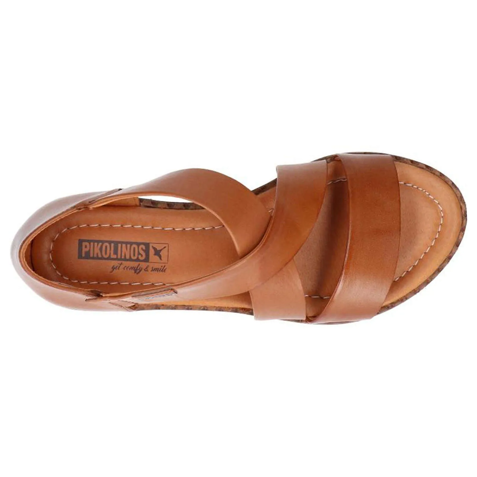 Pikolinos Algar Calfskin Leather Women's Strappy Flat Sandals