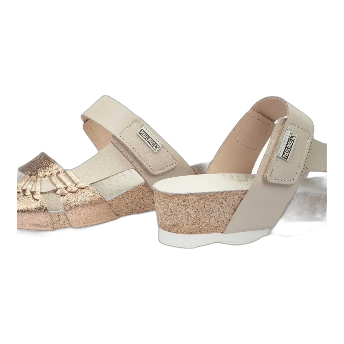 Pikolinos Mahon W9e-0821clc1 Women's Wedge Sandals in Champagne