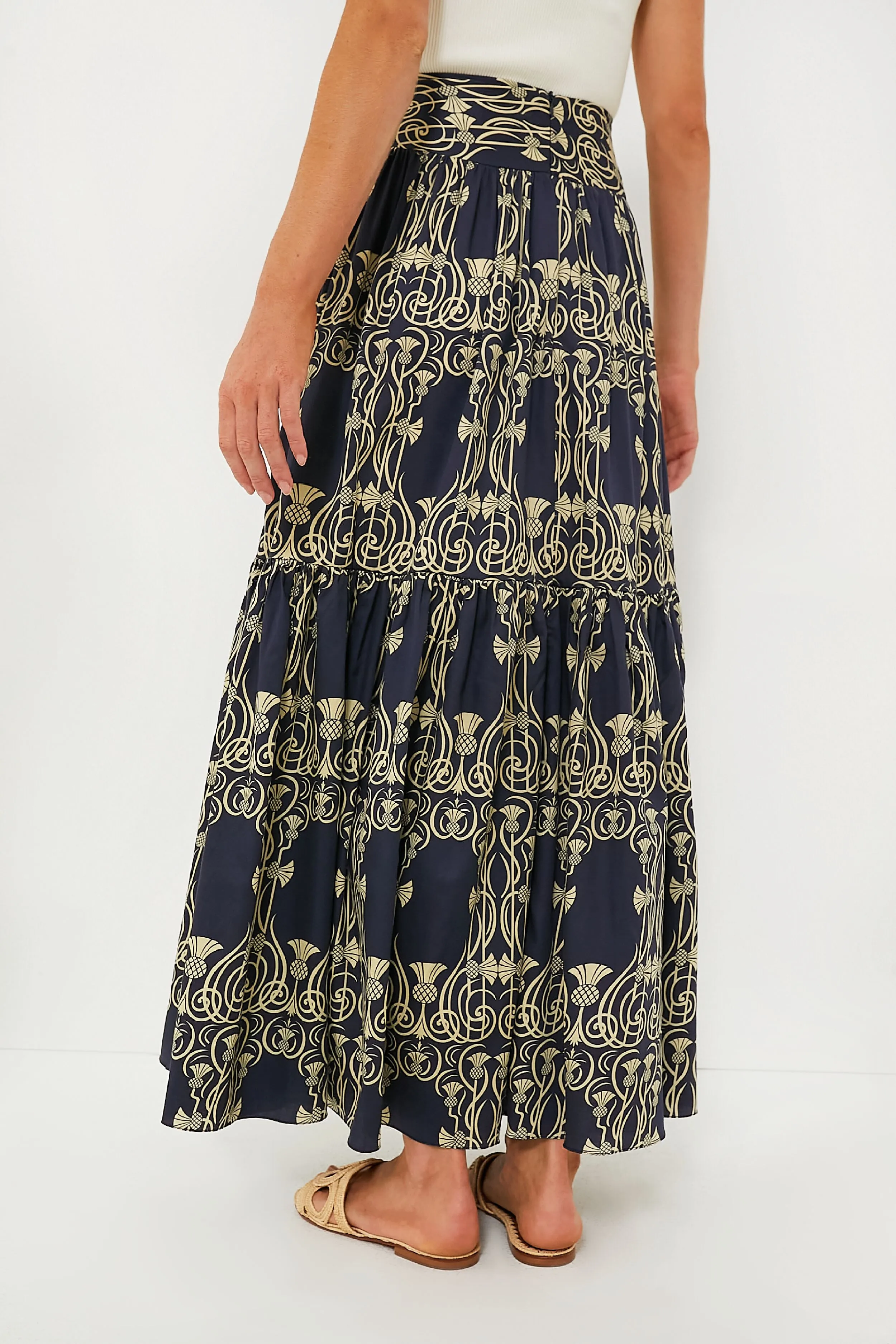 Pinas Navy Juana Skirt