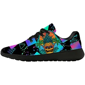 Pineapple Pattern Trail Running Shoes Lightweight Fashion Sneakers