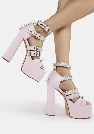 Pink Remy Platform Heels