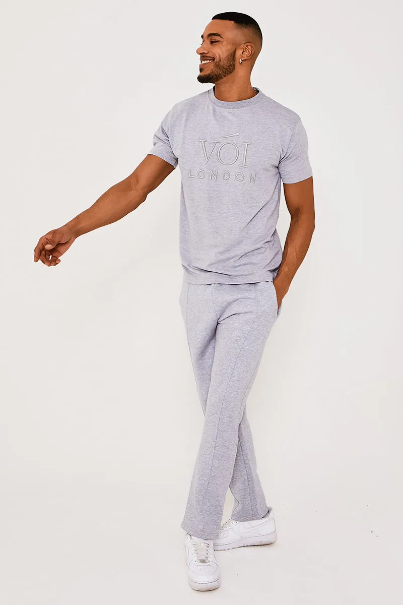 Pinner T-Shirt & Jogger Set - Grey