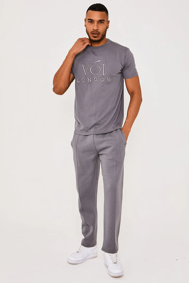 Pinner T-Shirt & Jogger Set - Metal