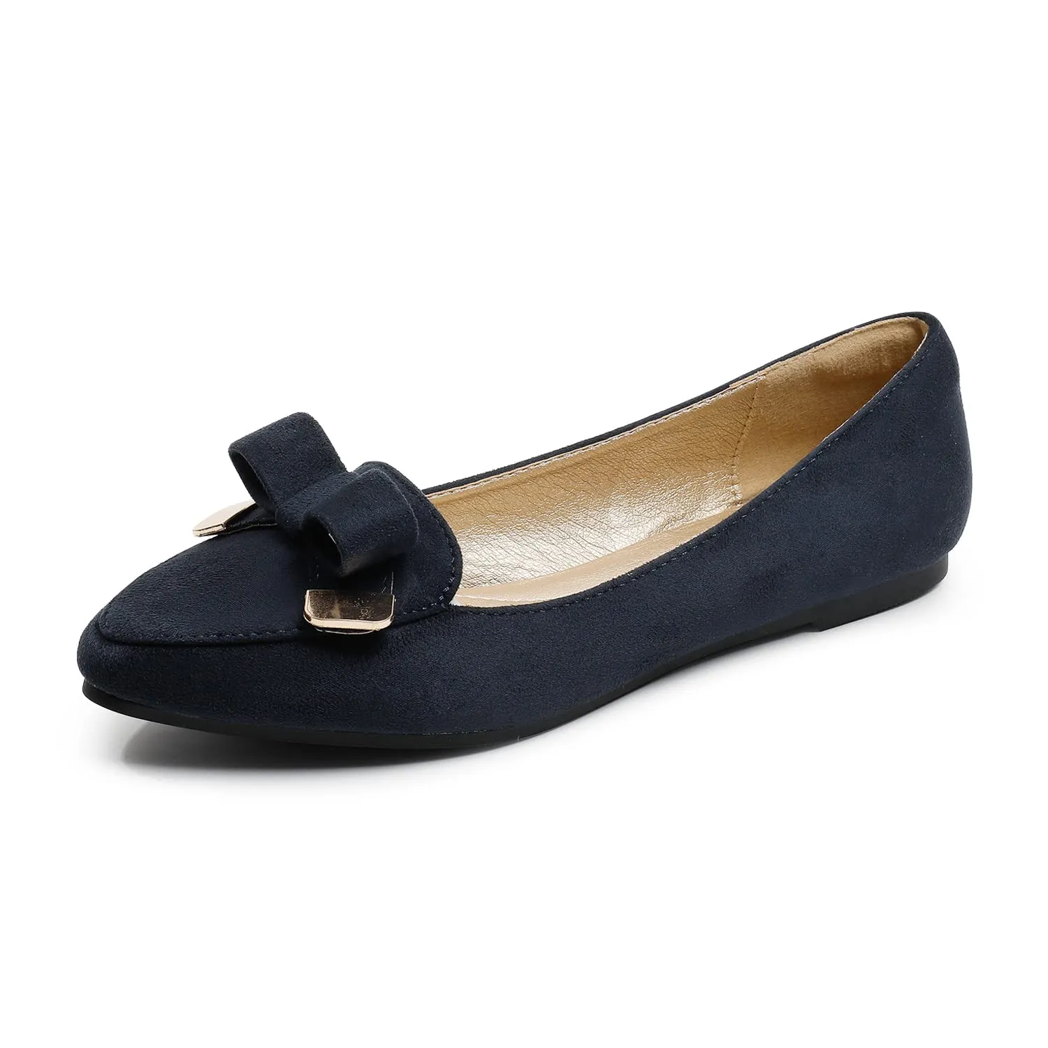 Pointed Toe Bow Ballet Flat