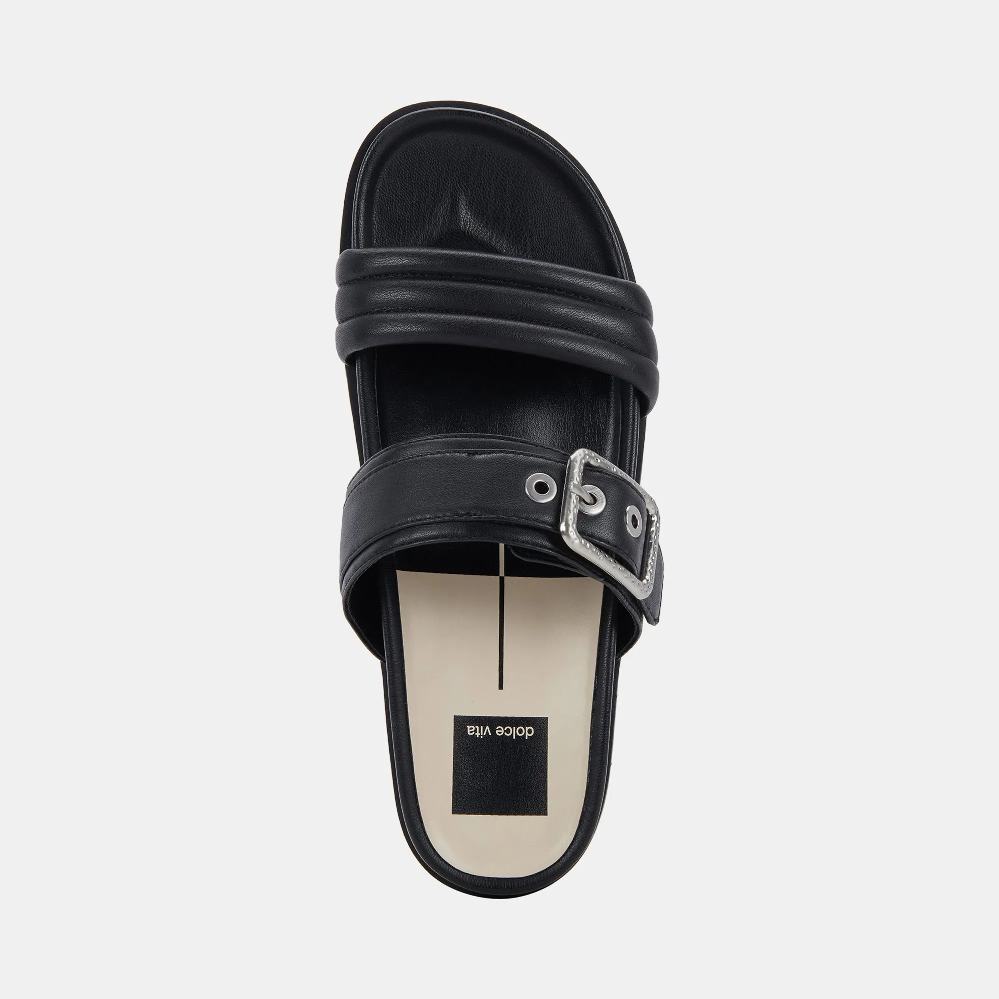 SHAILA SANDALS BLACK LEATHER