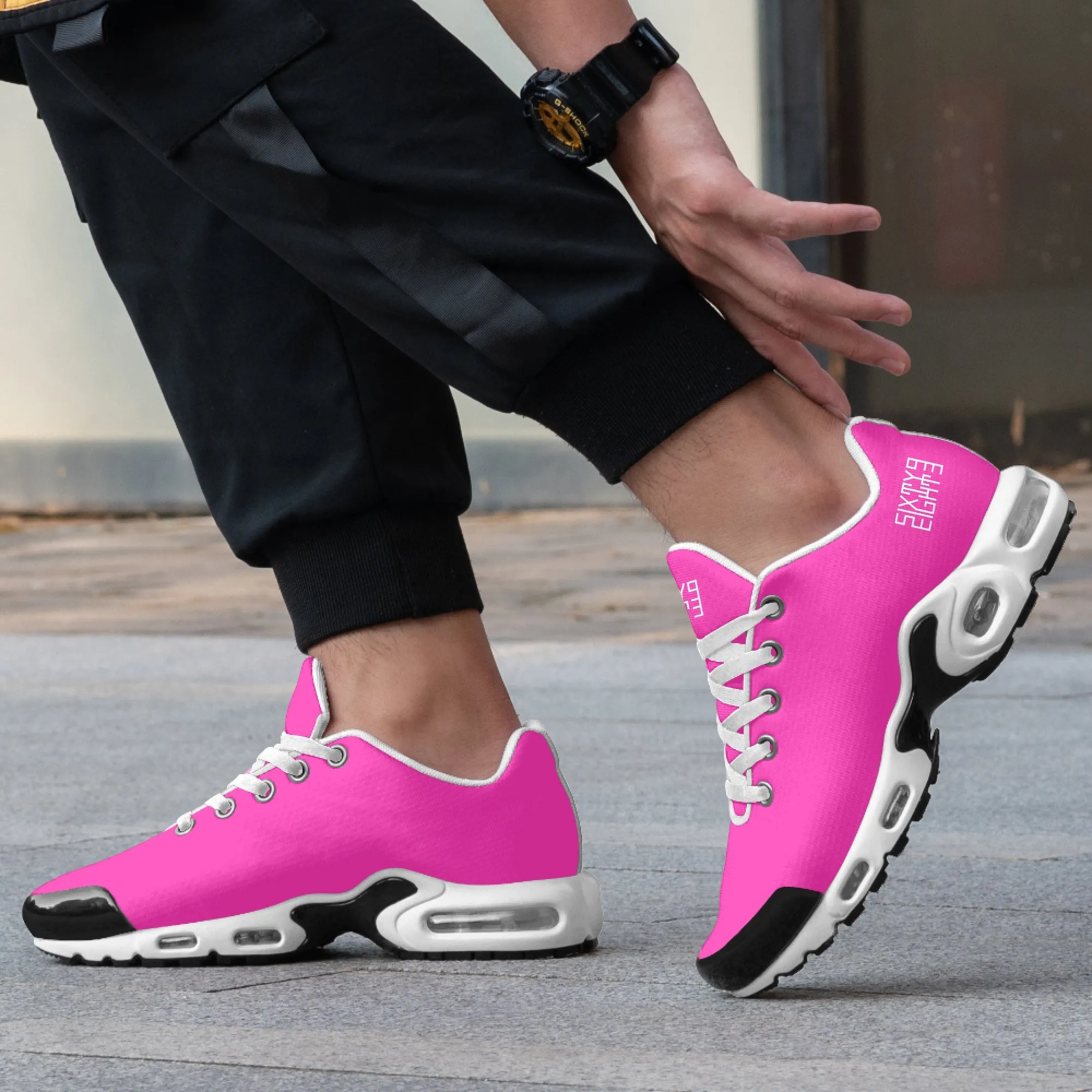 Sixty Eight 93 Logo White Fuchsia BMK Shoes