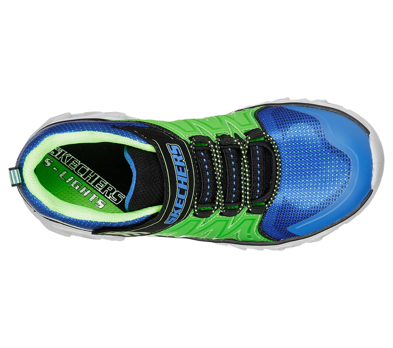 Skechers Blue/Lime Hypno-Flash 2.0 Sneaker