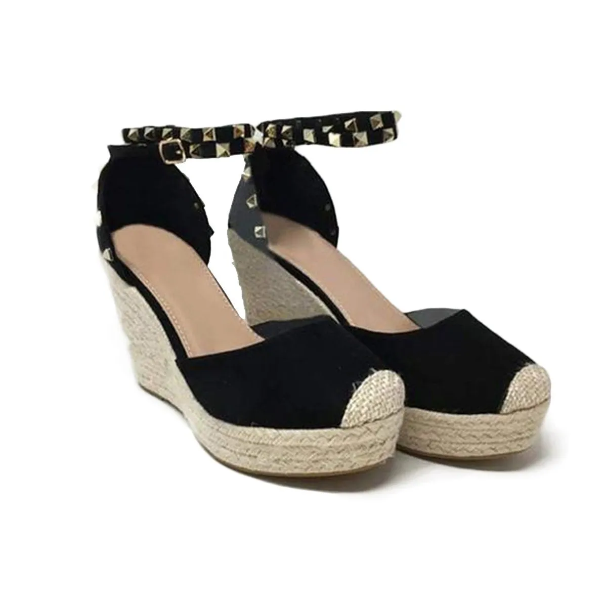 TINA Anklestrap Espadrille Wedge