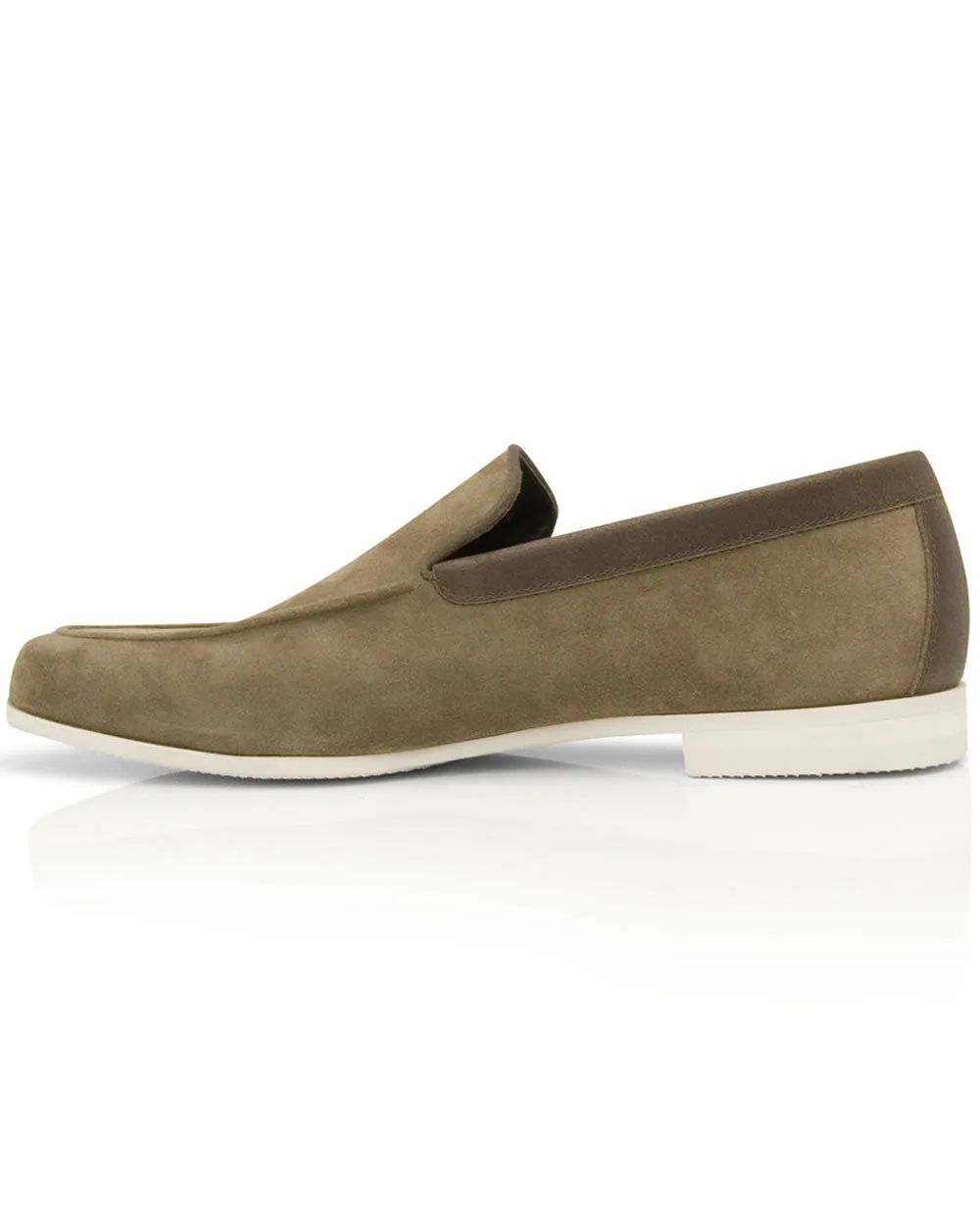 Tyne Suede Loafer in Olive