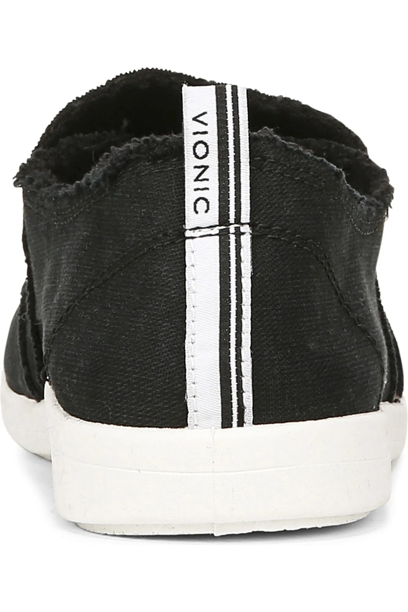 Vionic Canvas Slip-On Flat - Style Malibu BLK