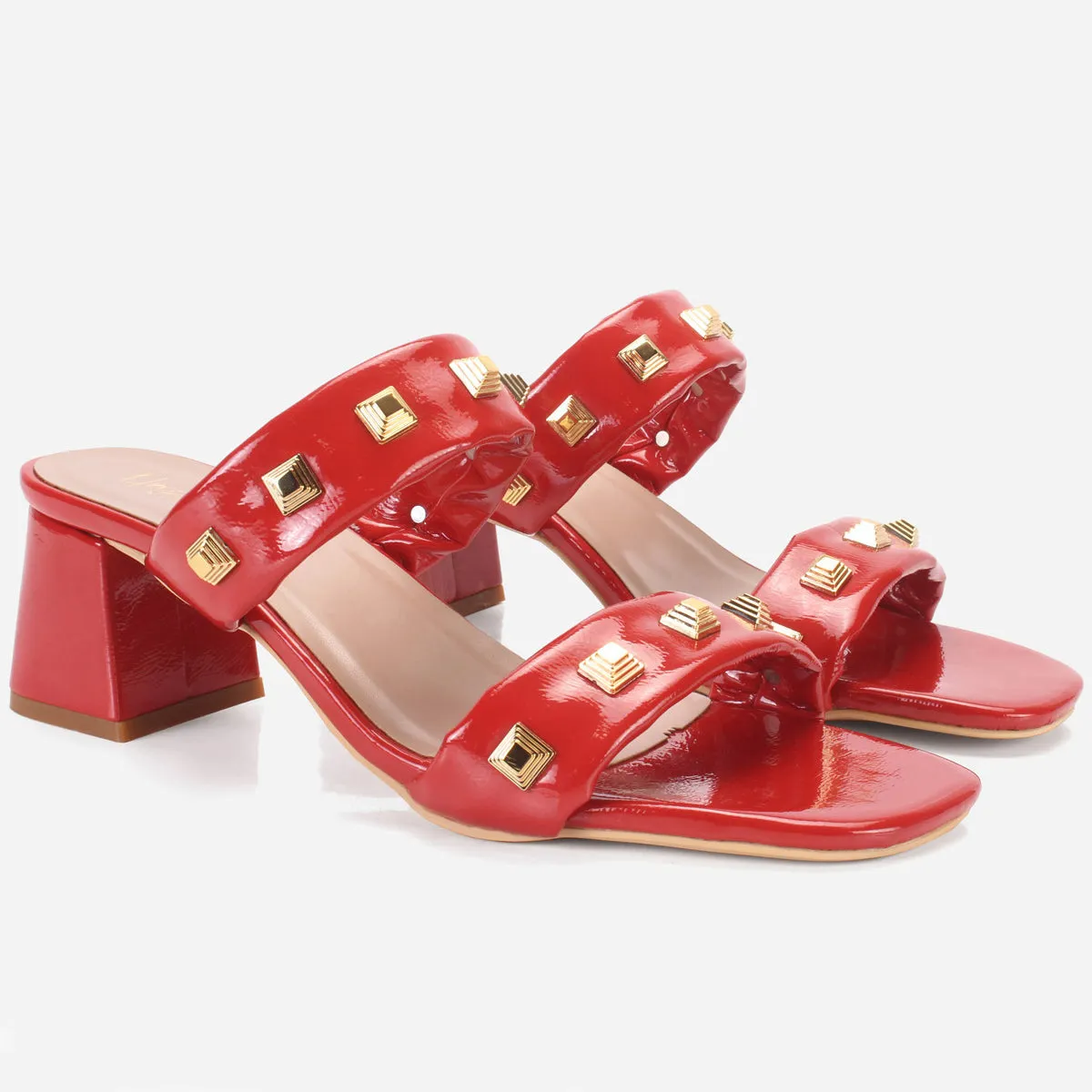 Womens "GALA"Fancy Stud Detailing Sandals