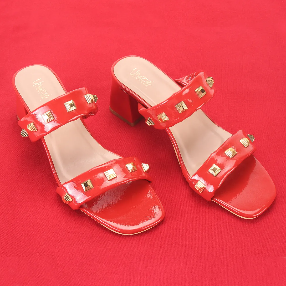 Womens "GALA"Fancy Stud Detailing Sandals