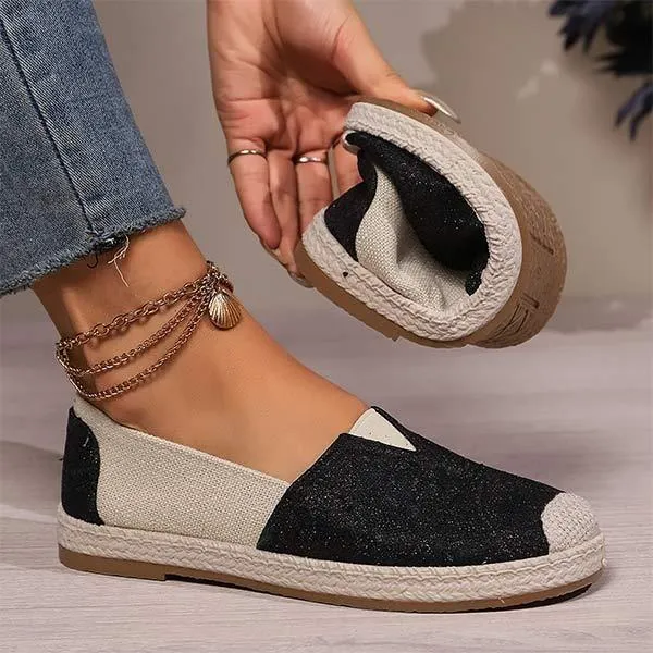 Women's Soft-Soled Slip-On Canvas Shoes 06869121C