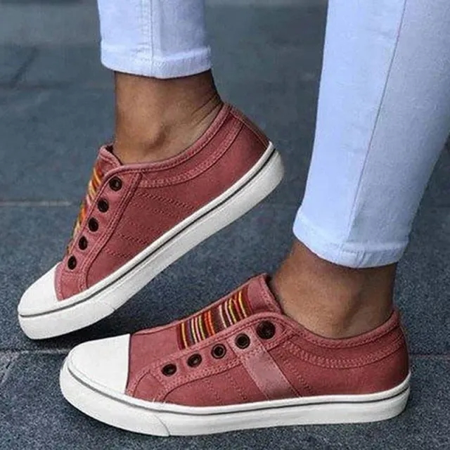 xiangtuibao   Low-cut Trainers Canvas Flat Shoes Women Casual Vulcanize Shoes New Women Summer Autumn Sneakers Ladies